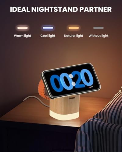 Travel-Ready Joy Geek 3-in-1 Wireless Charging Station – Fast Mag-Safe Charger for i Phone 16-12 Series, Apple Watch Series 10-2, and Air Pods Pro – Ultimate Compatibility and Speed for On-the-Go Lifestyle