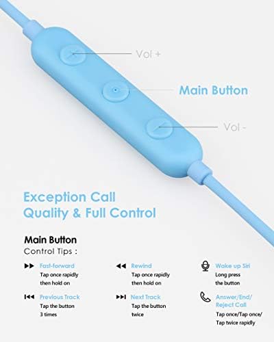 PALOVUE Lightning Earbuds with Microphone – MFi Certified Noise Isolation Headphones for i Phone 14/13/12/11 Pro Max/X/XS Max/XR/8/7 – Vibrant Neo Flow Blue – Superior Sound Quality & Ergonomic Comfort for Everyday Use