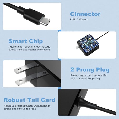 Ultimate 65 W USB-C Power Adapter for Bose DM3 SE, Sound Link Flex & MAX – Fast, Reliable Charging with 6 ft Extended Cable for Unmatched Flexibility – Universal 110-240 V Input for Global Use – Ideal Power Solution for Home, Office, and Travel Enthusiasts