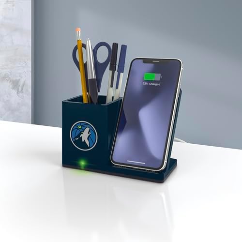 SOAR Smart Wireless Charger & Stylish Desktop Organizer – Fast 10 W Charging for Qi-Enabled Devices, Clutter-Free Workspace Solution with Built-in Storage and Safety Features