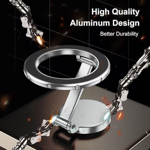 for MagSafe Car Mount, 360° Rotation Phone Holder for Car, Universal Dash Car Mount, All-Metal Magnetic Phone Mount for Car Fit for iPhone 15 14 13 12 Pro Max Plus Mini MagSafe Cases – Enhanced Compatibility and Speed
