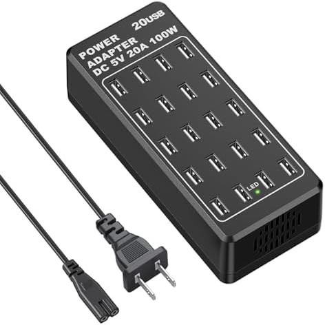 50 W High-Speed USB Charging Station with 12 Type-C Ports – Ultimate Multi-Device Power Hub for i Phone 13/14/15/16, Tablets, Smartwatches, and More – Fast, Efficient, and Safe Charging Solution for Home, Office, and Travel