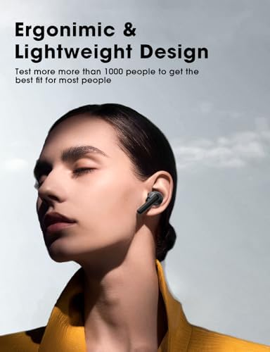 Elevate Your Listening Journey with Advanced Wireless Bluetooth Earbuds – Immersive Deep Bass Audio, Ultra-Long 48-Hour Battery Life, Lightweight Design for Ultimate Comfort, IPX7 Waterproof Rating for Active Use, AI-Enhanced Hands-Free Calling, Seamless Compatibility with i Phone & Android Devices