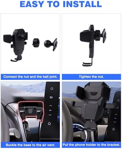 Optimize Your Driving Safety with the Karltys F150 Air Vent Phone Holder – Ideal for 2015-2020 Ford F-150 | Hands-Free Mount Compatible with 4-7 Inch Smartphones | Effortless Installation & Robust Stability for Reliable Navigation on the Go