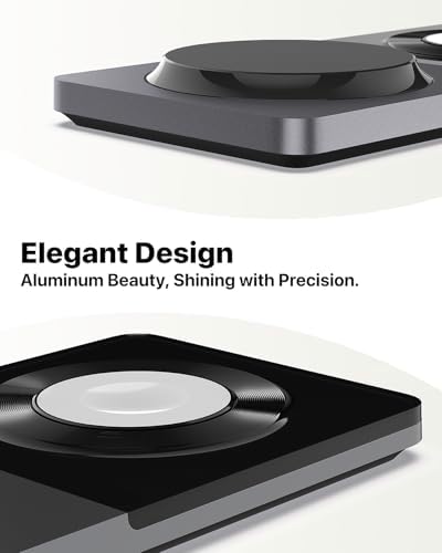 Ultimate 3-in-1 Wireless Charging Station for Apple Devices – Fast Mag Safe Charger for i Phone 12-16, Air Pods & Apple Watch with Foldable Stand – Travel-Friendly, Space-Saving Solution for Home & Office Decor