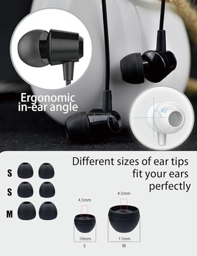 Chic Gold Hive Game Earbuds Set – Premium Wired Headphones for Boys and Men with Comfortable Small Ear Tips, Ideal for School and Gaming, Enhanced Compatibility with Phones and PCs, Portable Case for On-the-Go Audio Enjoyment