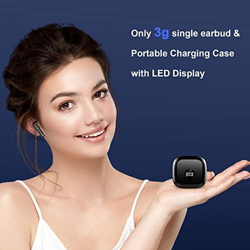 Next-Gen Bluetooth 5.4 Wireless Earbuds – Unleash Hi-Fi Stereo Sound with 40-Hour Battery Life, Superior Call Clarity from 4 ENC Mics, IP7 Waterproof Rating, and Fast USB-C Charging with LED Indicator for Ultimate Comfort and Longevity