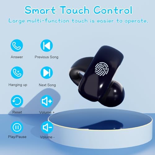 BANIGIPA Kids Bluetooth 5.4 Open Ear True Wireless Earbuds – Ultra-Lightweight Headphones with Safe 85 d B Volume Control for Young Listeners – Perfectly Designed for School, Travel & Clear Communication with Built-in Mic