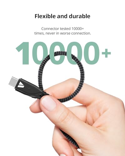 Effortless Charging Solutions: SUPERV 3-in-1 Multi Charging Cable – 4 ft USB C, Lightning & Micro USB Fast Charging Cord for i Phone 16/15 & Galaxy 24/23 – Durable, Tangle-Free Design with Universal Compatibility for All Devices – Maximize Portability & Simplify Your Power Needs