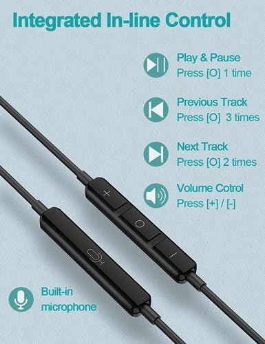 DUKABEL USB Gaming Earbuds – Superior In-Ear Headphones with Integrated Microphone for PC, PS4, PS5 | Ultra-Lightweight for Video Conferencing & Gaming | Exceptional Sound Clarity & Powerful Bass for an Engaging Experience – Effortless Plug-and-Play Setup