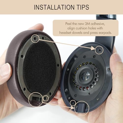 Revolutionize Your Listening with GVOEARS Navy Blue Ear Pads – Premium Protein Leather Replacement Cushions for Beats Studio Pro Wireless Headphones, Unmatched Comfort & Acoustic Excellence, Secure Adhesive for Long-Lasting Fit
