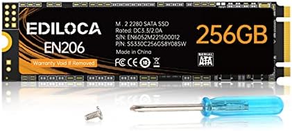 Upgrade Your System with the EN206 512 GB M.2 SSD – High-Speed 3 D NAND TLC Technology for Ultrabooks and Mini PCs, Blazing Fast Read/Write Speeds of 550/460 MB/s, Enhanced Compatibility for Seamless Performance and Efficiency