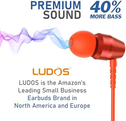 LUDOS OMNITONE USB-C Earbuds – Rich Sound Quality & Comfortable Fit for i Phone 16 & Samsung Galaxy S24 – Noise-Canceling Technology, Ergonomic Design, 5-Year Warranty – Turquoise – Perfect for Music, Gaming, and Calls with Quick USB-C Connectivity and Wide Device Compatibility