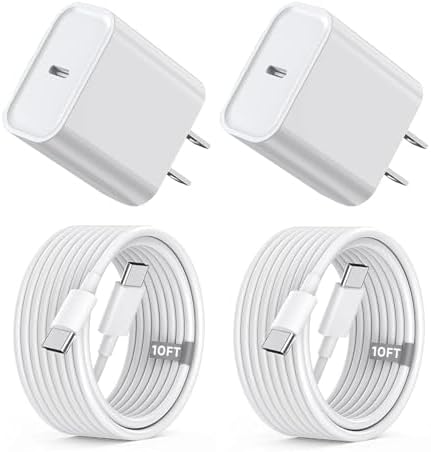 10 FT Apple MFi Certified Fast Charging Cable – Extra Long USB C to Lightning Connector for i Phone & i Pad – Rapid PD Power Delivery for Maximum Efficiency with i Phone 14 Pro Max/Plus, 13 Pro/Mini, 12, 11, X – Durable, Flexible, and Tangle-Free Design for Ultimate Charging Convenience