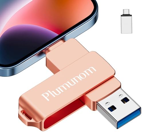 128 GB Photo Stick for i Phone – Ultimate USB Flash Drive for Seamless Photo and Video Storage Across i OS, Android & PC – No App Needed, High-Speed Transfer, and Compact Design for Effortless Media Management
