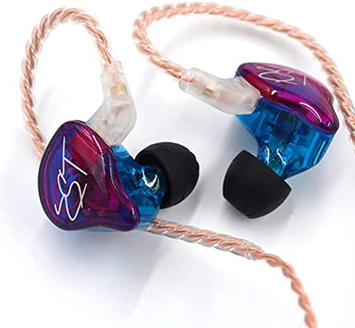 KZ ZST Dual Driver Wired In-Ear Earphones – Hi-Fi Monitor Earbuds for Musicians, Gamers, and Audiophiles – Superior Sound Clarity and Ergonomic Comfort for Extended Use – Tangle-Free Design for Enhanced Durability and Compatibility with All Devices