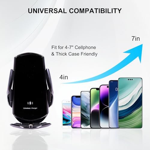 Magnetic Suction Car Phone Mount for Tacoma 2016-2022 – Hands-Free Dashboard & Vent Holder with Retractable Stand for Ultimate Accessibility and Safety in Black – Perfect Fit for Navigation and Calls