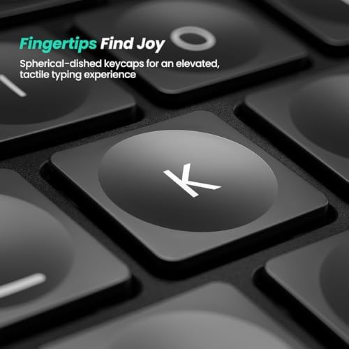 Nulea RT05 B Bluetooth Ergonomic Split Keyboard – Rechargeable Wireless USB-C Design with Cushioned Wrist Rest for Ultimate Comfort, Compatible with Windows & Mac (F-Yellow) – Enhance Your Typing Experience and Boost Productivity