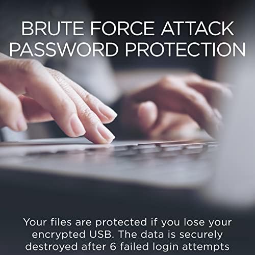 Secure Your Data with the 8 GB Crypto-140-2 USB Flash Drive – FIPS 140-2 Certified, 256-Bit Hardware Encryption, and Waterproof Design for Ultimate Protection – Fast USB 3.0 Transfers and Brute-Force Password Defense for Professionals on the Go