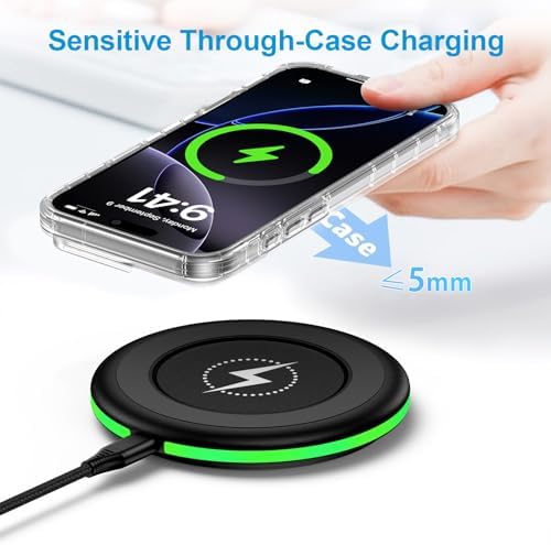 15 W High-Speed Android Wireless Charging Pad with QC Adapter for Google Pixel 9, Samsung Galaxy S25 Series, and Motorola Devices – Anti-Slip Design and Universal Compatibility for Effortless Charging Experience Experience the convenience of rapid wireless charging with our 15 W Android Wireless Charger, engineered for optimal performance with Google Pixel 9, Samsung Galaxy S25 Ultra, and a range of Motorola devices. This charging pad features an anti-slip surface and base, ensuring stability during charging, even with incoming notifications. Equipped with a QC3.0 power adapter, it supports multiple charging modes (5 W, 7.5 W, 10 W, and 15 W) for versatile compatibility, making it ideal for i Phone 16 and other smartphones. Safety is paramount; our charger includes overheating protection, foreign object detection, and short circuit prevention. The case-friendly design accommodates cases up to 5 mm thick, while the intelligent LED indicator provides real-time charging status. Lightweight and space-saving, this charging solution is perfect for home or office use. Included in the package are a 15 W wireless charging pad, QC3.0 adapter, and a 3 ft USB-C cable, backed by a 12-month warranty for peace of mind. Elevate your charging experience today!