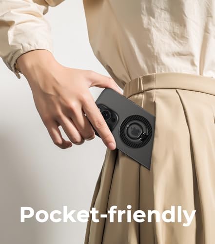 Chic Glitter Magnetic Phone Ring Holder for Mag Safe – Stylish Finger Grip Stand for i Phone, Kindle & Smartphones, Enhanced Stability with Versatile Compatibility for Pop Sockets – Elevate Your Daily Mobile Experience with Glamour and Functionality