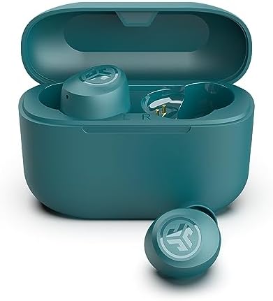 JLab Go Air Pop True Wireless Earbuds – 32 Hours Playtime, Dual Connect Bluetooth Earphones with EQ3 Sound, Lightweight In-Ear Headphones for Ultimate Comfort and Crystal-Clear Calls, USB Charging Case Included, Perfect for Active Lifestyles and Everyday Use