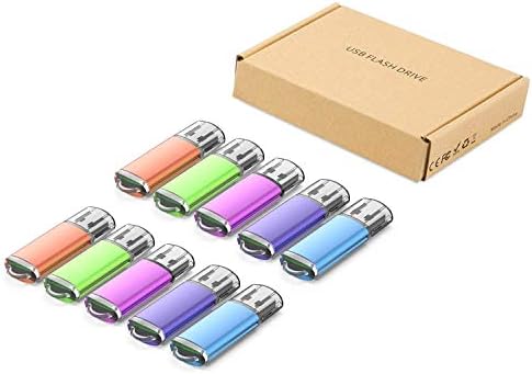 K&ZZ 5 Pack Multicolored 64 GB USB Flash Drives – High-Speed USB 2.0 Thumb Drives for Seamless Data Storage and Transfer – Ideal Portable Jump Drives for PC and Laptop Users – Vibrant and Durable Memory Stick Set for Effortless File Management