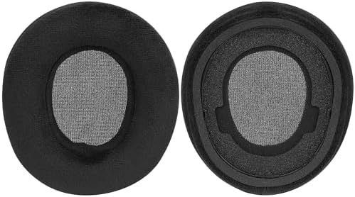 Upgrade Your Sound and Comfort with Geekria Premium Velour Replacement Ear Pads for Steel Series Arctis Nova Pro Wireless Headphones – Luxurious Black Cushioning for Enhanced Listening Experience and Superior Sound Isolation