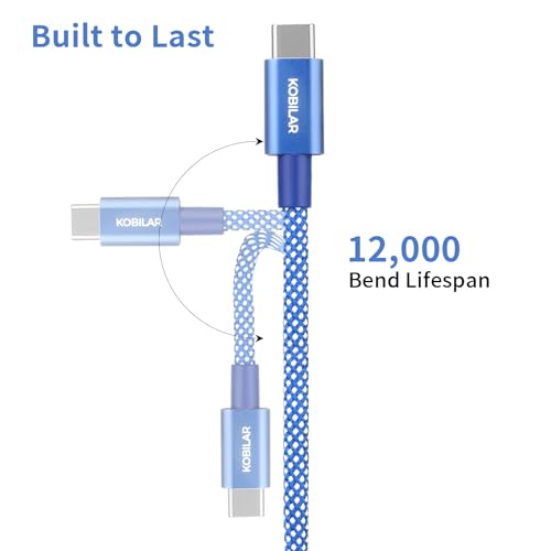 High-Performance USB C to C Cable 5 Pack – 3.3 ft Fast Charging Solution (60 W, 3 A) for i Phone 16, Samsung S24/S23, Mac Book, i Pad, Switch & Steam Deck – Durable, Tangle-Free Design for Enhanced Compatibility & Maximum Efficiency