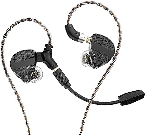 Hi Fi Go TRN Mars 1 Triple Hybrid Driver In-Ear Monitors – Superior Audiophile Earbuds with Dynamic, Balanced Armature, and Vibration Technology for Unmatched Gaming and Music Experience – Lightweight, Ergonomic Design with 1.2 m Cable for Enhanced Compatibility and Immersive Sound Quality