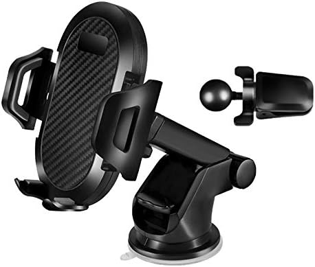 Universal Long Arm Suction Cup Car Phone Mount: Hands-Free Dashboard, Windshield & Air Vent Holder for All Smartphones – Enhanced Stability & Viewing Flexibility