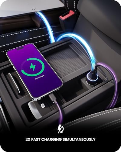 Maximize Your Charging Efficiency with the JOURNEY 60 W USB C Car Charger – Dual Port PD 3.0 Fast Charging (30 W Each) for Samsung Galaxy & Google Pixel – Compact Design for Travel & Daily Use, Unmatched Compatibility & Safety Features