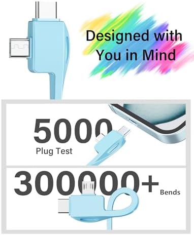 Ultra-Slim 10,000 m Ah TG90° Portable Power Bank with Built-in Lightning and USB-C Cables – Fast Charging, Lightweight Battery Backup for i Phone and Android Devices – Essential On-the-Go Charger for Busy Lifestyles