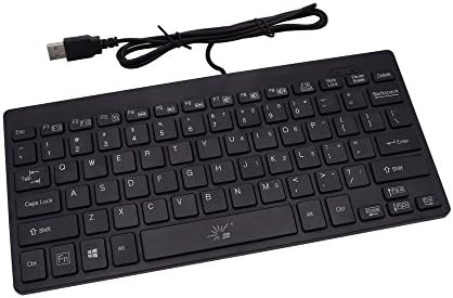 Ultra-Compact SR Mini Wired Keyboard with 78 Keys – USB Multimedia Design for Seamless PC & Laptop Use | Lightweight, Durable, and Stylish Accessory for Enhanced Productivity and Entertainment