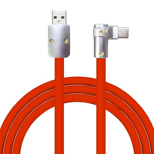 Transform Your Charging Routine with Chubbycable Flex Elbow Pro – 90-Degree USB-C Cable for Lightning-Fast 240 W Power Delivery, Durable Ultra-Thick Silicone Build, Perfect for Convenient Access in Tight Spaces, Ideal for Mobile Phones, Tablets, and Gaming Enthusiasts