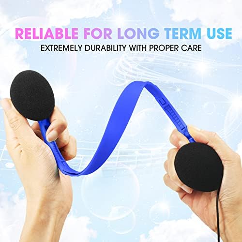 Chumia 50-Piece Classroom Over-Ear Headphones Set – Stylish Dark Blue Adjustable Earphones for Kids, Teens & Adults – Ideal for Enhancing Online Learning, Group Collaboration & Device Compatibility