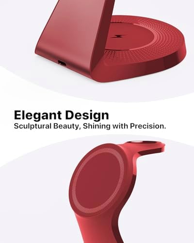 Ultimate 3-in-1 Mag Safe Charging Station for Apple Devices – Fast Wireless Charger for i Phone 16/15/14/13/12, Air Pods & Apple Watch with USB-C Compatibility – Sleek, Space-Saving Design for Home and Office Use
