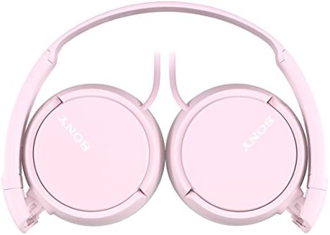 Sony MDR-ZX110-P Pink Foldable On-Ear Headphones – Lightweight Comfort with Enhanced 30 mm Dynamic Sound for Music Lovers on the Go