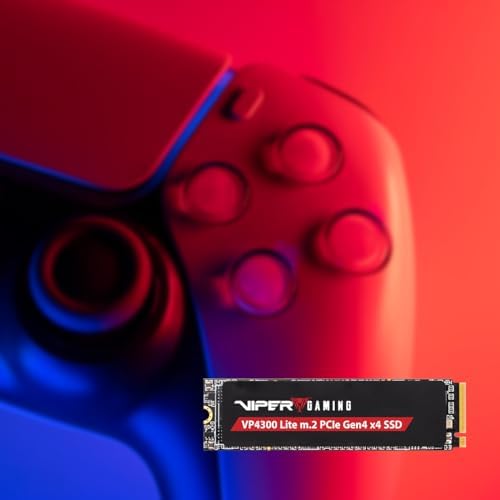Boost Your Gaming Performance with the Patriot Memory Viper VP4300 Lite 500 GB M.2 PCIe Gen4 x4 SSD – Ultimate PS5 Compatibility and Lightning-Fast Speeds for Unmatched Gameplay Experiences