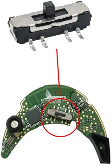 Bose Quiet Comfort Power Button Replacement Switch – Premium Bluetooth Sliding Assembly in Eye-Catching Green/Black for Effortless Headphone Repair and Enhanced Audio Connectivity – Compatible with Quiet Comfort 45/35 I II Models