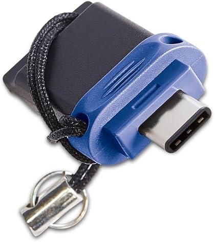 Verbatim 128 GB Dual OTG USB 3.2 Gen 1 Flash Drive – Versatile USB-C + USB-A Thumb Drive for Fast Data Transfers and Enhanced Storage Solutions – Perfect for Photos, Videos, and Documents on the Go