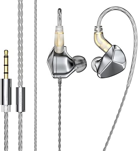 Transform Your Listening Journey with keephifi BLON BL-T3 High Fidelity In-Ear Monitors – Premium 11 mm Copper Clad Diaphragm for Deep Bass and Crystal Clear Vocals, Ergonomically Crafted for All-Day Comfort, Perfectly Suited for Sports, Gaming, and Music Enthusiasts, Enhanced Device Compatibility Featuring Built-in Mic for Effortless Hands-Free Communication – Lightweight Yet Durable Design to Complement Your Active Lifestyle