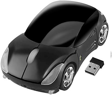 Vibrant Pink Car-Shaped Wireless Mouse for Small Hands – 2.4 GHz Ergonomic Optical Gaming Mouse with USB Receiver – Perfect for Kids, PC, and Laptop Use – Fun and Functional Computer Accessory