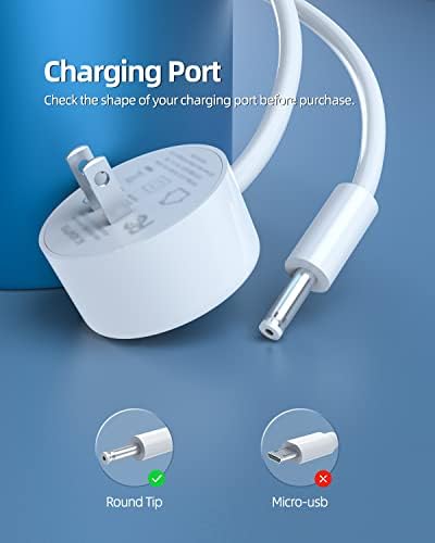 UL Listed 15 W AC Power Adapter for Google Home Hub & Nest Hub (2 nd Gen) – Rapid Charging Solution for Smart Voice Assistants – Superior Compatibility and Durable Design for Seamless Connectivity – Not Compatible with Google Home