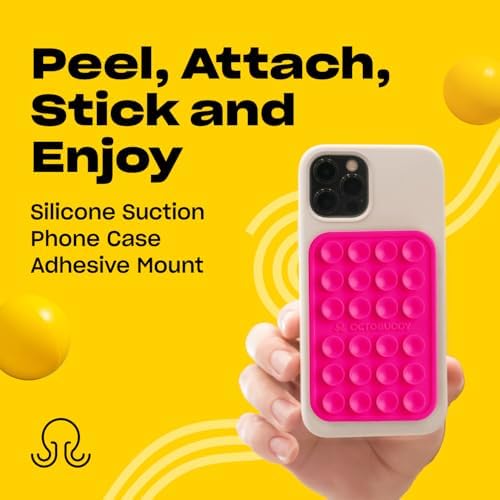 Ultimate Stability Turquoise Silicone Suction Phone Holder – Hands-Free Mount for i Phone & Android – Compact 2.6″ x 3.9″ Design – Elevate Your Selfies and Videos with Superior Grip and Versatile Functionality – Essential Content Creation Accessory for Effortless Capturing and Live Streaming