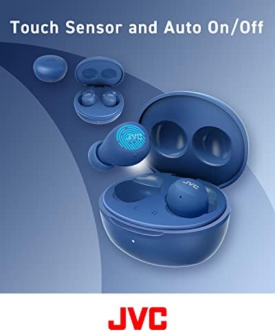 JVC Gumy Mini True Wireless Earbuds – Ultra-Light Bluetooth Headphones with Neodymium Drivers, 23-Hour Battery for Uninterrupted Music, IPX4 Water-Resistant Design Perfect for Active Lifestyles, Effortless Device Pairing for On-the-Go Listening