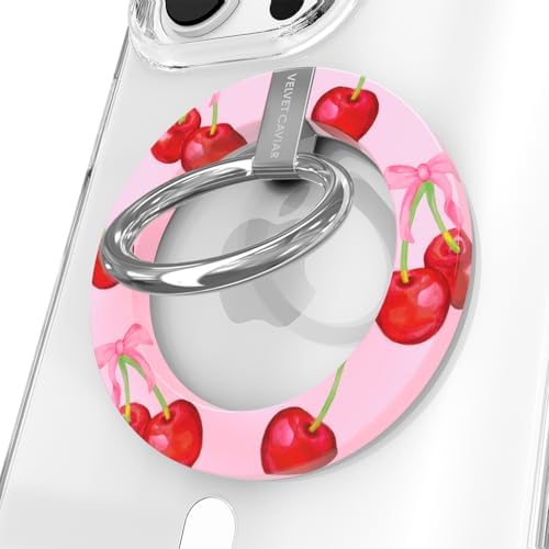 Transform Your i Phone 16, 15, 14, 13, 12 with VELVET CAVIAR’s Amethyst Purple Leopard Mag Safe-Compatible Grip – Stylish Magnetic Ring Holder & Adjustable Stand for Effortless Hands-Free Viewing, Secure Texting, and Enhanced Usability – Elevate Your Mobile Experience with Durable, Lightweight, and Customizable Accessory