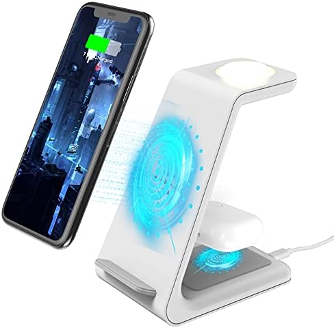Elevate Your Charging Experience with the Premium 2 in 1 Wireless Charging Station for i Phone & Air Pods – Fast-Charging Dock with Built-In LED Indicator, Compatible with i Phone 14/14 Pro/13/13 Pro/12/12 Pro & Samsung Devices – Sleek and Modern Design for Home and Office, Durable Clutter-Free Power Solution for Tech Enthusiasts