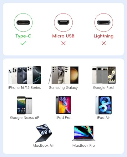 Ultimate Coiled USB A to USB C Cable for i Phone 15/16 Pro Max & Android Devices – Superior High-Speed Data Transfer & Robust Design for Seamless Apple Car Play & Android Auto Integration – Essential for Stress-Free Road Trips & Daily Drives