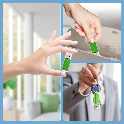 EASTBULL 32 GB USB Flash Drive 10-Pack – High-Speed USB 2.0 Portable Storage Solution for Effortless Data Backup and File Transfers, Sleek Black Design for Professionals and Students